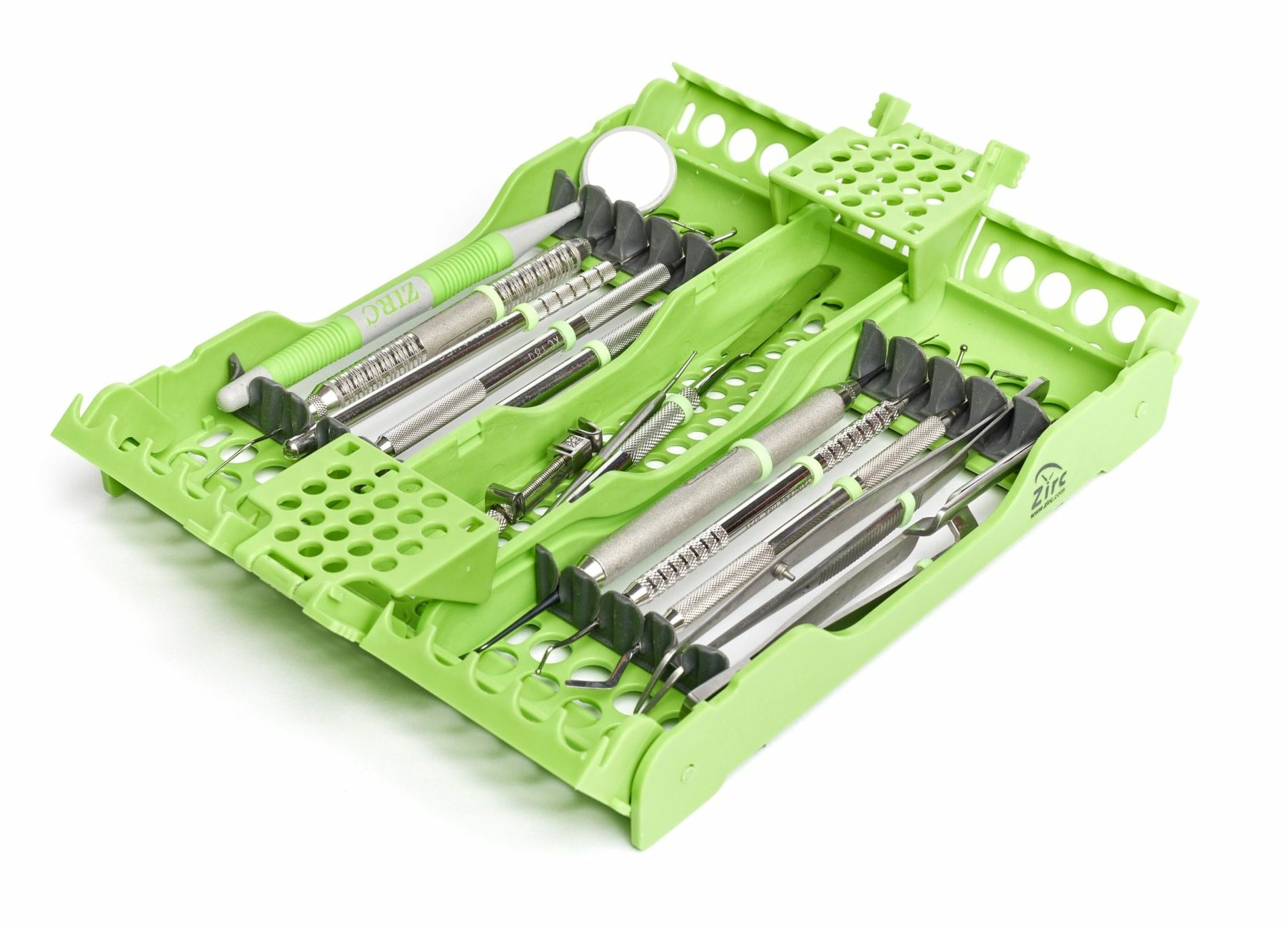 10-place dental instrument cassette